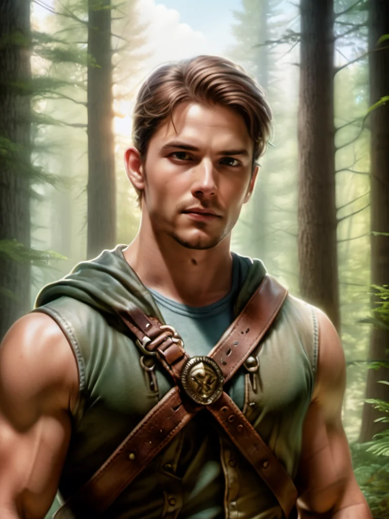 bgport style, realistic, photo, detailed pastel oil painting illustration, close up focus, light leak, reflections,
male ranger, forest
<lora:bgportrait4:.5>