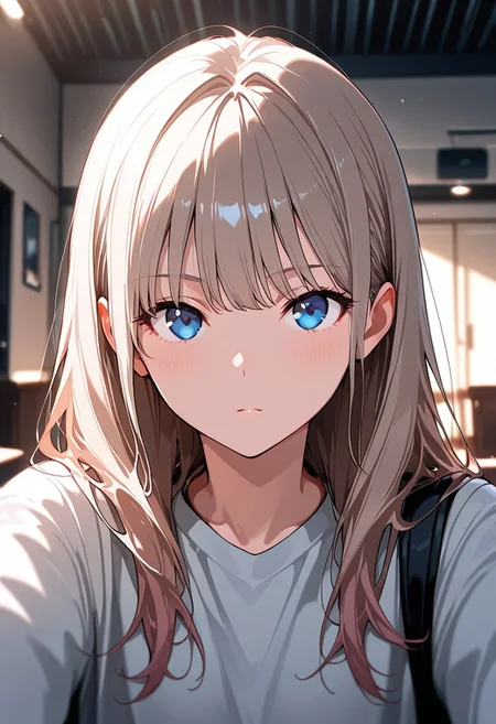 looking at viewer, 1girl, solo,
absolutely eye-catching, Masterpiece, best quality, ultra-detailed, CG, aesthetic, trending, score_9, score_8_up, newest, subtle texturing, depth of field, cinematic composition,
Detailed background, intricate cinematic background,