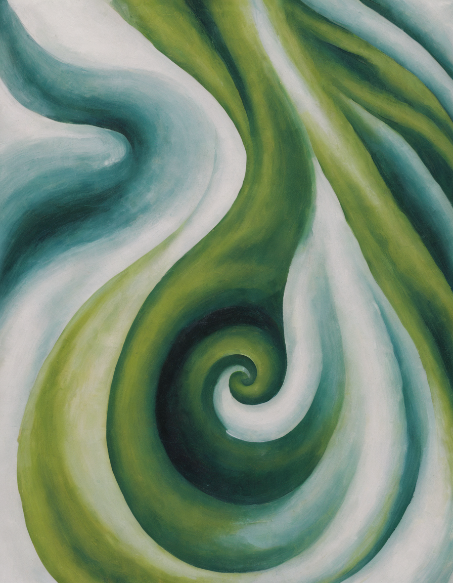 <lora:okfe:0.8>okfe, closeup, swirling, seaweed, abstract