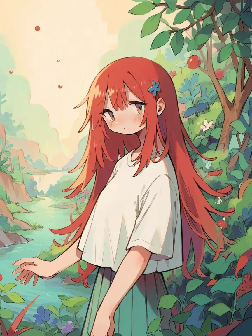 score_9, score_8_up, score_7_up, score_6_up, <lora:m4m31XLP_r1:1> m4m31, 1girl, long hair, curvy