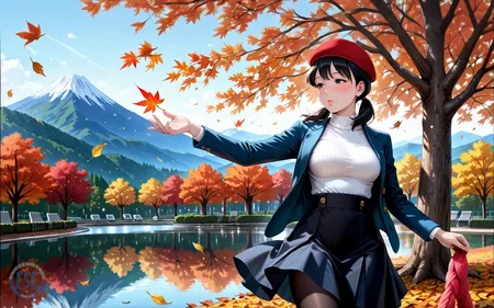 zPDXLrl, realistic, masterpiece, best quality, ultra HD quality details,
short hair, lazy pose, looking at viewer, 1girl, solo, minamoto shizuka \(doraemon\), black hair, low twintails, short twintails, black eyes, large breasts, framed breasts, outdoors, spring, cherry blossoms, falling cherry blossom petals, park, a giant tree, wind, wind lift, Japanese kimono with flower patterns, golden kimono, red obi, The character is on the right side of the screen, beautiful hands, wide shot, <lora:HandFixer_pdxl_Incrs_v1:1>, handfixer, feet out of frame, picnic, picnic mat, picnic box, food, close-up, portrait,<lora:CONCEPT_POVincoming_kiss_Request:1>, POV, incoming_kiss, blush, lips, imminent_kiss, incoming kiss, POVkiss, lips,
<lora:shizuka-il:1>, minamotoshizuka, eyelashes, thin lips,