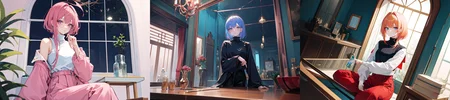 (otherworldly), highly insanely detailed, masterpiece, top quality, best quality, highres, 4k, 8k, RAW photo, (very aesthetic, beautiful and aesthetic),
1girl, asian female, facing viewer, turtleneck, pants,
<lora:MM5-v1:0>, blue wall, window, sitting, Magic Mirror Car, MM5, indoors,
1girl, solo,
(__lazy-wildcards/char/haircolor__),âââ