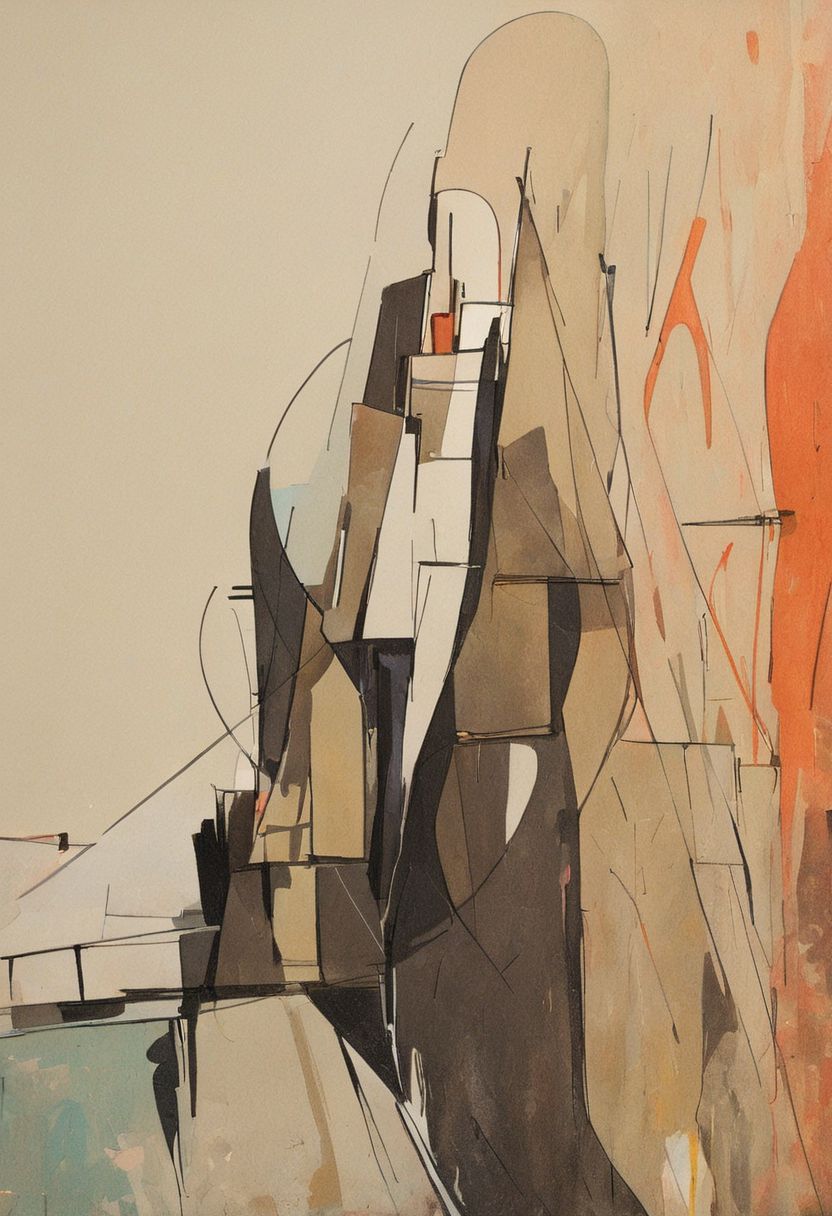 (Silhouette of a house on the cliff beside coast, flat painting background:1.5),
(abstract painting, impressionism, watercolor, oil painting brushstrokes, oil painting texture:1.3),
(brutalist architecture, BRIGHT green AND DARK BROWN color palette, curve LINE, circle, ellipse, core), AK, abstract, deconstruction, geometry, geometric composition,paint painting,harmonious colors, black frame,rectangle, tilt, flat painting, framex, horizontal, Constructivism, Fauvism,