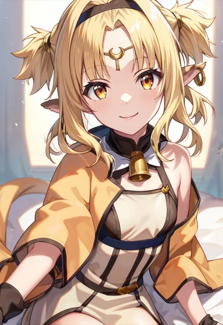 score_9, score_8_up, score_7_up, score_6_up, score_5_up, score_4_up, source_anime,  ALO-Alicia, smile, cute ,looking at viewer, Mixed-race skin