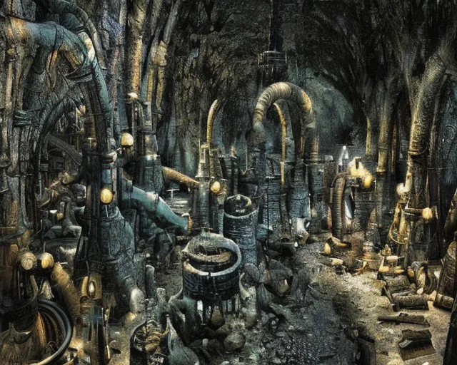 an old ps_game_screenshot of an ancient gothic mountain city, brass pipes, exterior, Lovecraftian, immersive, birds eye view, (concept art by dark souls) <lora:epiNoiseoffset_v2:1.4>