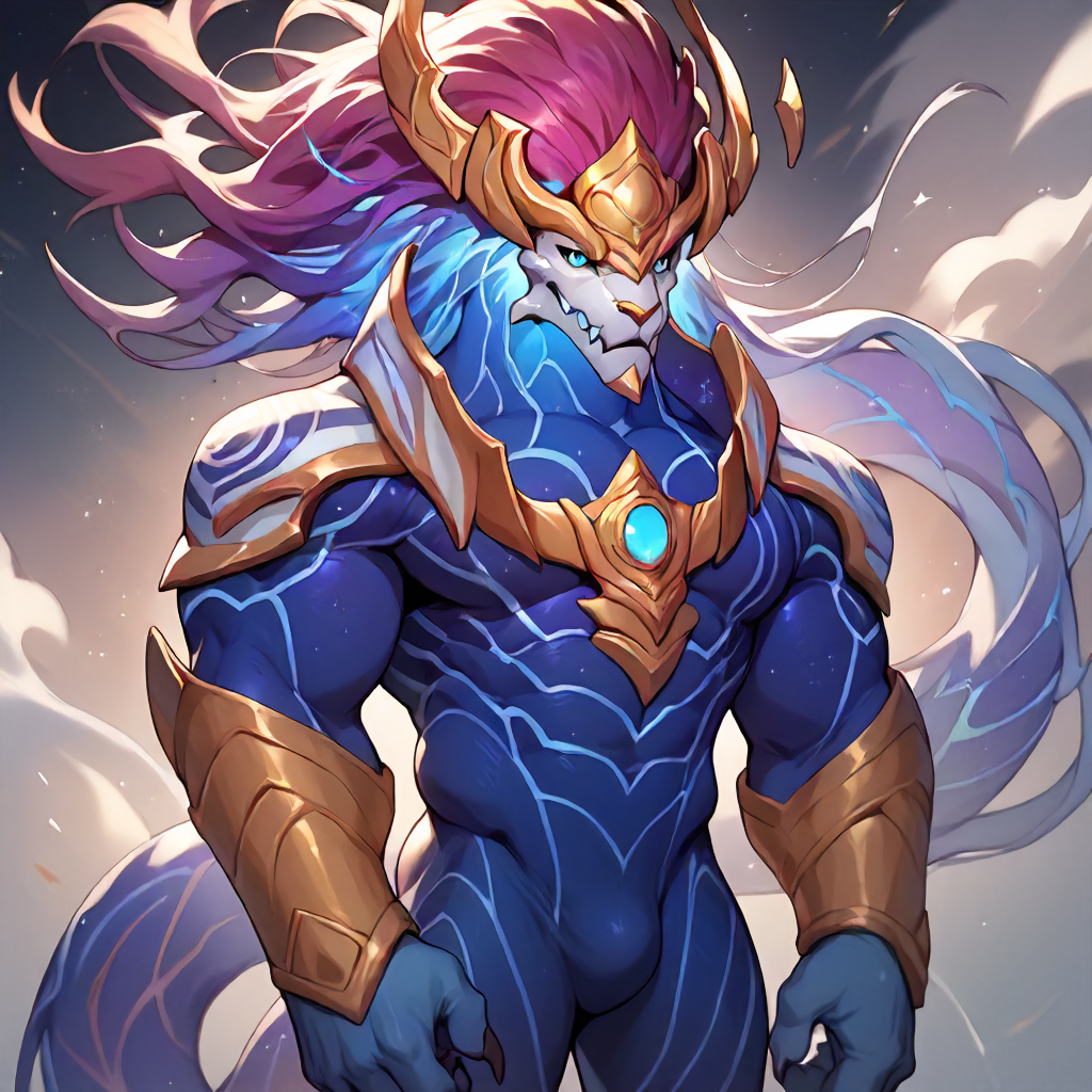 score_9, score_8_up, score_7_up, score_6_up,  <lora:Aurelian_Sol:.9> aurelion sol, 1boy, solo, bara, blue eyes, colored skin, full body, furry male
