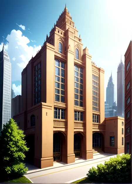 score_9, score_8_up, score_7_up,
<lora:Art_Deco_(Architecture)_(Pony)_(AD):1> Art Deco, scenery, architecture, monumental architecture, building, city, cityscape,
8K, In'ei, chiaroscuro, rim lighting, perfect depth of field shot, ray tracing, beautiful, subsurface scattering, idealized city, wide beautiful boulevards, busy city center, parks and manicured lawn areas, large parks, plazas, detailed fluffy anime clouds, skyscrapers, made out of limestone, art deco windows, photographic realism, art by Thomas Kinkade, soft lighting, soft shading,
BREAK zPDXL, zPDXLxxx, <lora:perfection style:1> <lora:sdxl_lightning_8step_lora:0.5> <lora:SDXLHighDetail_v5:1> <lora:RMSDXL_Creative:0.8> <lora:Pony_DetailV2.0:1> <lora:MeMaXL_V3:0.15> <lora:great_lighting:1>