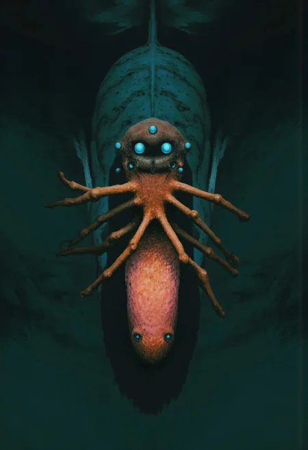 b3rs3rk first person d4concept pov, 3D01S, simple background d4artstyle atmospheric and powerful MikeFranchinastyle dark fantasy, natural organic and first person pov of a berserk style creature A Tsutomu Nihei style
fish-like amphibians of immense size, though they continued to grow as they aged and some fantastically ancient specimens might reach 40 feet. They resembled a bizarre eel, with long, tubular bodies, as well as a tail at one end and two fins near the head and another along the back. Aboleths' mouths were lamprey-like, filled with serrated, jawless teeth. Aboleth underbellies were often orange-pink, while their topsides were typically sea-green. A little bit back from the head were four long tentacles sprouting from across each other on the top. The head roughly triangular-shaped, with a spherical, somewhat beak-like nose. Above the nose their three eyes, each one set atop the other. Four blue-black slime-secreting orifices lined the bottom of their bodies blood was green and thick, oozing like sap.
UHD letterboxed game trailer frame chromatic aberration dark atmosphere sharp masterpiece with a focus on the character, elden ring style, dark atmosphere, chromatic aberration