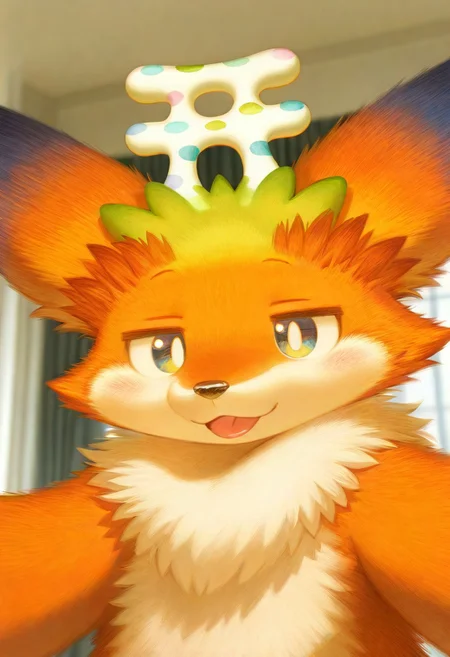 takefuji fox, momowaa, zuppu11, 1boy, solo, furry, cute, kemono, masterpiece, best quality, very awa, very aesthetic, absurdres