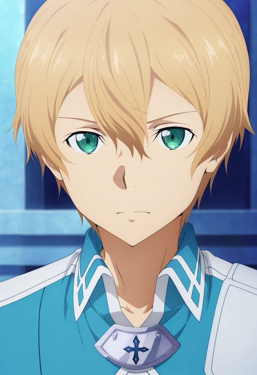 masterpiece, best quality, intricate details, anime screencap, anime coloring, official style, , 1boy, solo, male focus, <lora:eugeo_sao_ilxl:0.92>, eugeo_sao, blonde hair, green eyes, bangs, hair between eyes, short hair, , ,