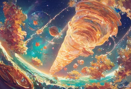 score_9, score_8_up, score_7_up, pmg style, outer space, planets, stars