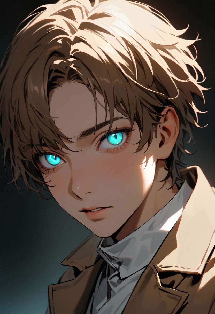 high res, good quality, accurate face, ((high resolution:1.2), (hi-res:1.2), masterpiece, best quality), verybadimagenegative_v1.3, negative_hand, ng_deepnegative_v1_75t, easynegative, solo, boy wearing a white shirt and brown pants under a brown trench coat , Short brown hair, lost boy, boy walking around in an abandoned hospital, boy looking around the dark hospital, dark hospital, Hospital Interior, ruanyi0703,blood splatter,dark, no lights, lost expression, different angles, different views,
masterpiece,best quality, aqua_eyes,  dark_pupils, dark background, gh resolution, high saturation , good anatomy,  sharped sightings , (realistic:0.4), eye close-up, colourful eyes detailed beautiful eyes, medium shot, 70mm film, dramatic lighting, luminous eyes, immersed gaze, 
(glowing eyes, very high resolution eyes,)