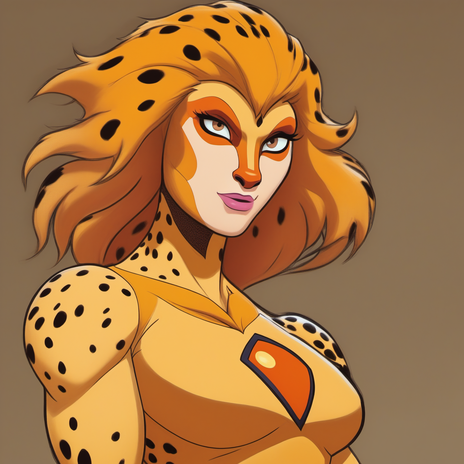 concept art,
(best quality:1.33), (masterpiece:1.42), (detailed:1.15), (cartoon:1.3), photoshoot of amazing the CheetaraQuiron character, 1girl, upper body, looking at viewer, simple background ,
award-winning, professional, highly detailed,
<lora:SDXL1.0_quiron_Cheetara_v4p_Lora:1>