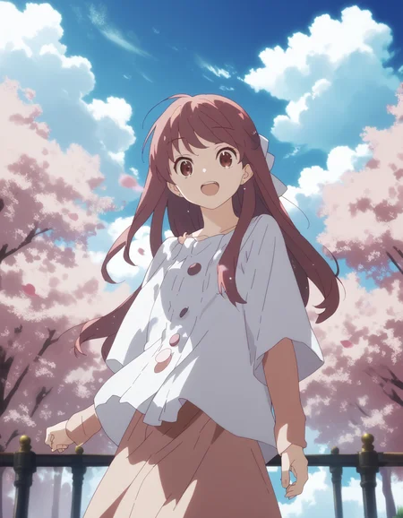 score_9,  score_8_up, score_7_up, source_anime, <lora:rin-ponyxl:0.9> rnshltr,
1girl, solo, smile, open mouth, cherry blossoms, sky, day, cloud, blue sky