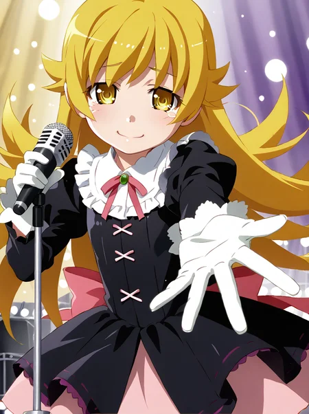 detailed background, shiny skin, posing, rating safe,
<lora:watanabe.pony:1>,
watanabe,  shinobu,
idol costume,
dress, long sleeves, gloves, frill, lace, 
stage, microphone stand, singing, half-closed eyes, reaching arm, tears, looking at viewer, closed mouth, tear drops, sad smile,