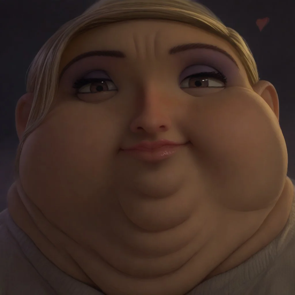 1girl,solo,thick thighs, face focus,Exquisite visuals, high-definition,masterpiece,best quality ,Beautiful Fingers,Beautiful long legs,Beautiful body,Beautiful Nose,Beautiful character design, perfect eyes, perfect face,expressive eyes, looking at viewer, official art,extremely detailed CG unity 8k wallpaper, dark lighting, Bright_Front_face_Lighting, (masterpiece:1.0),(best_quality:1.0), ultra high res,4K,ultra-detailed, photography, 8K, HDR, highres, absurdres:1.2, film grain, bokeh:1.2, lens flare, (vibrant_color:1.2), (beautiful_face:1.5), masterpiece, best quality, professional, solo, 4k, detailed, ,gorgeous face, beautiful eyes, happy, thick thighs, beautiful face, ((chubby)), fat, ((milf)), hearts, seductive, (wide hips), facing viewer, bangs, looking at viewer, outside,double chin,chubby cheeks,blobface