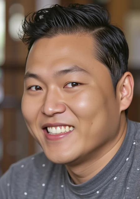 A man smiling at the camera