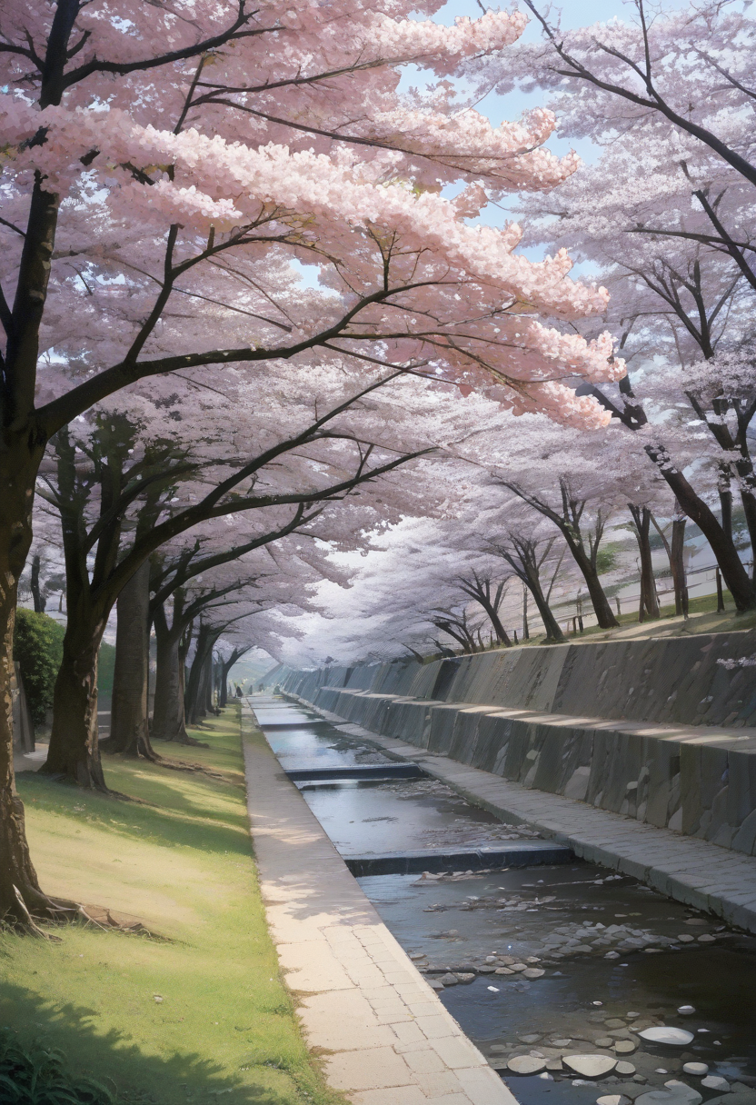 score_9, score_8_up, score_7_up, rating_safe, masterpiece, best quality, absurdres, unity 8k wallpaper, official art, official style, source_anime, uncensored, game cg, megami magazine,
syukugawa, scenery, tree, outdoors, cherry blossoms, real world location, day, realistic, photo (medium), photo background
 <lora:syukugawa_PONY_V1:1>