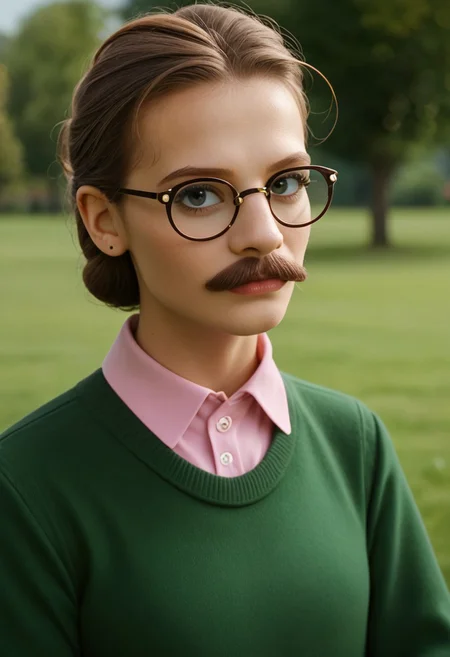 cinematic film still cinematic photo breathtaking score_9, score_8_up, score_7_up, BREAK, 8k, masterpiece, high quality, solo, ned_flanders, brown hair, mustache, glasses, pink shirt, green sweater, highly detailed, detailed skin, depth of field, film grain, highly detailed, detailed skin, depth of field, film grain, award-winning, professional, highly detailed . 35mm photograph, film, bokeh, professional, 4k, highly detailed . shallow depth of field, vignette, highly detailed, high budget Hollywood movie, bokeh, cinemascope, moody, epic, gorgeous, film grain, grainy