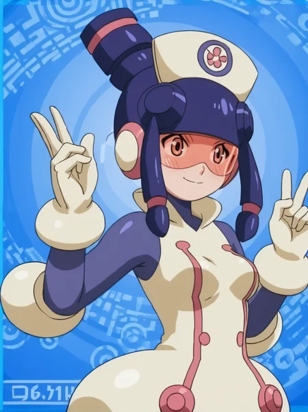 detailed background, shiny skin, posing, rating safe,
<lora:meddy.pony:1.0>,
meddy,
medium breasts, wide hips,
nervous smile, light blush,