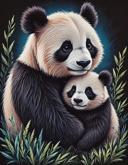 panda mother with baby novuschroma13 style soft pastels <lora:novuschroma13 style_2:1> <lora:sdxl_lightning_8step_lora:1>