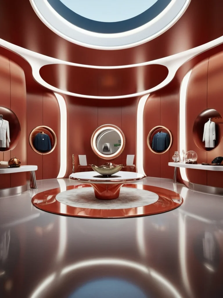 <lora:JJsFuturismStyle_Interior_XL:1>, ((Futurism)), masterpiece , best quality, subject, soft lighting, high quality, indoors, real world location, enough detail, high resolution, super realistic, Photorealistic, highly detailed,