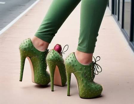 high heels oxford, Prickly Pear Style