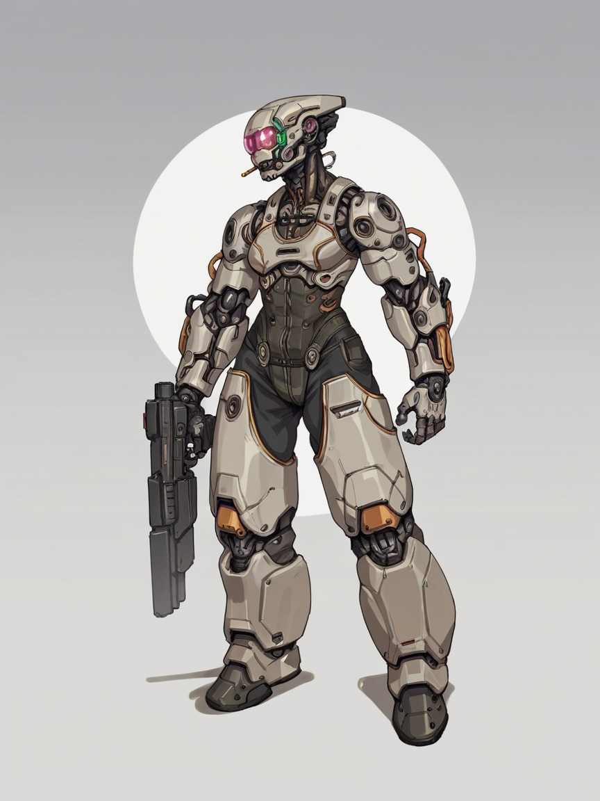 score_9, score_8_up, score_7_up, score_6_up, score_5_up, score_4_up,  <lora:y1nt10nXLP:0.6> y1nt10n, 1girl, cyborg