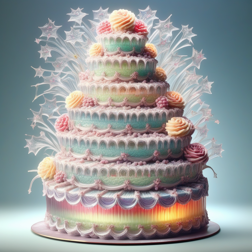 Fine-Cut Glass cake feast