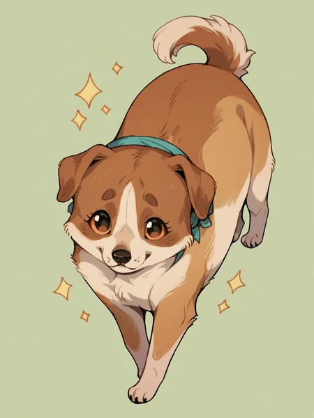 source_anime, score_9, score_8_up, score_7_up, score_6_up, score_5_up, <lora:m04XLP:1> m04, cute, dog, feral, solo