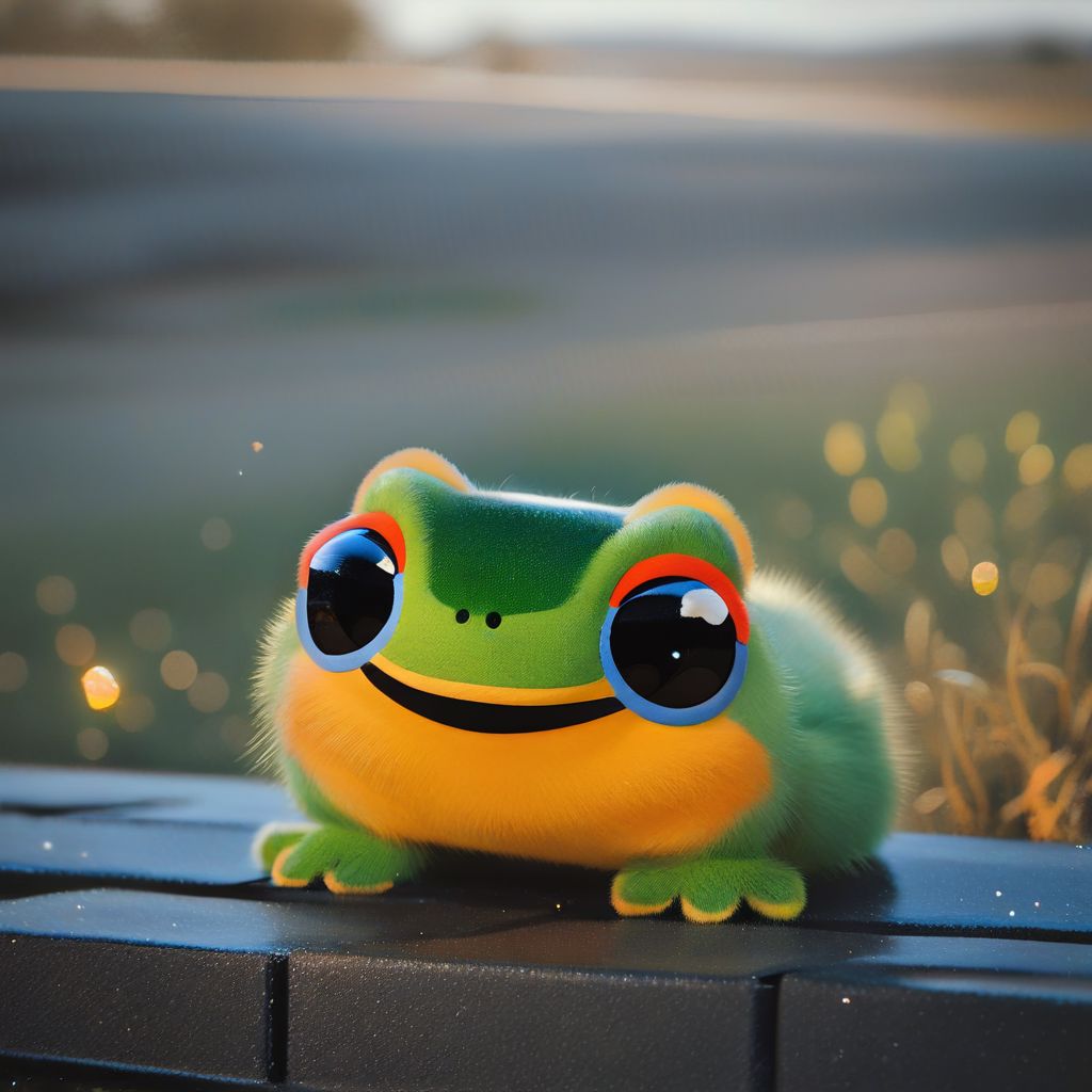 score_9, score_8_up, score_7_up, pikaole no humans animal focus, (frog:1.05), fur, full body solo blurry background, cute rating_safe source_furry, (dynamic pose:0.5), pikaole, source_photorealistic