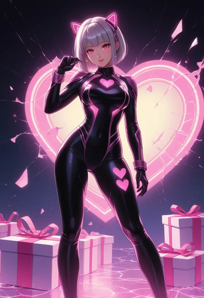 score_9, score_8_up, score_7_up, score_6_up, derpibooru_p_95, source_anime, very aesthetic, dynamic, ambient lighting, (anime, masterpiece), best quality, (8k), detailed background, sharp focus, intricate,
Asian, supermodel, perfect body, light skin, fair skin, (perfect ratio proportioned face, sexy body, perfect female body, glossy skin, glossy body, deep skin) standing, full body, looking a viewer, flirting, neon, magic, sfw, pg, PG, fully clothed, clothes, broken heart, gifts, romance, waifu, vintage,
Expressiveh, g0th1c, glowing, glowing eyes, easynegative, ng_deepnegative_v1_75t