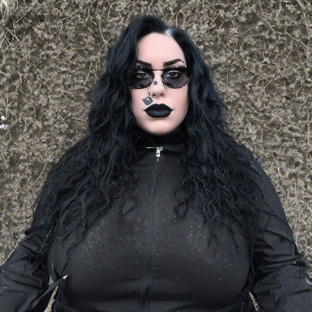 Thicc goth  big tittys and big ass