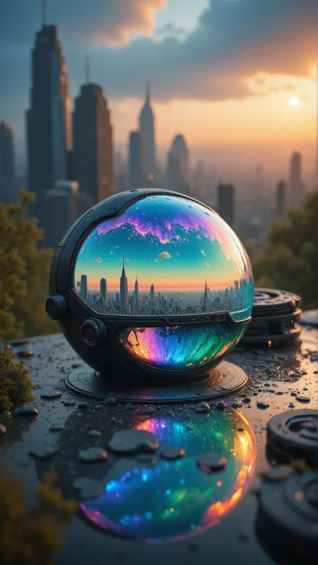 The city hums with quiet energy, a perfect balance of nature and machine, bathed in an iridescent twilight. 
, aidmaimageupgrader  <lora:aidmaImageUpgrader-v0.3-IL:0.75>
