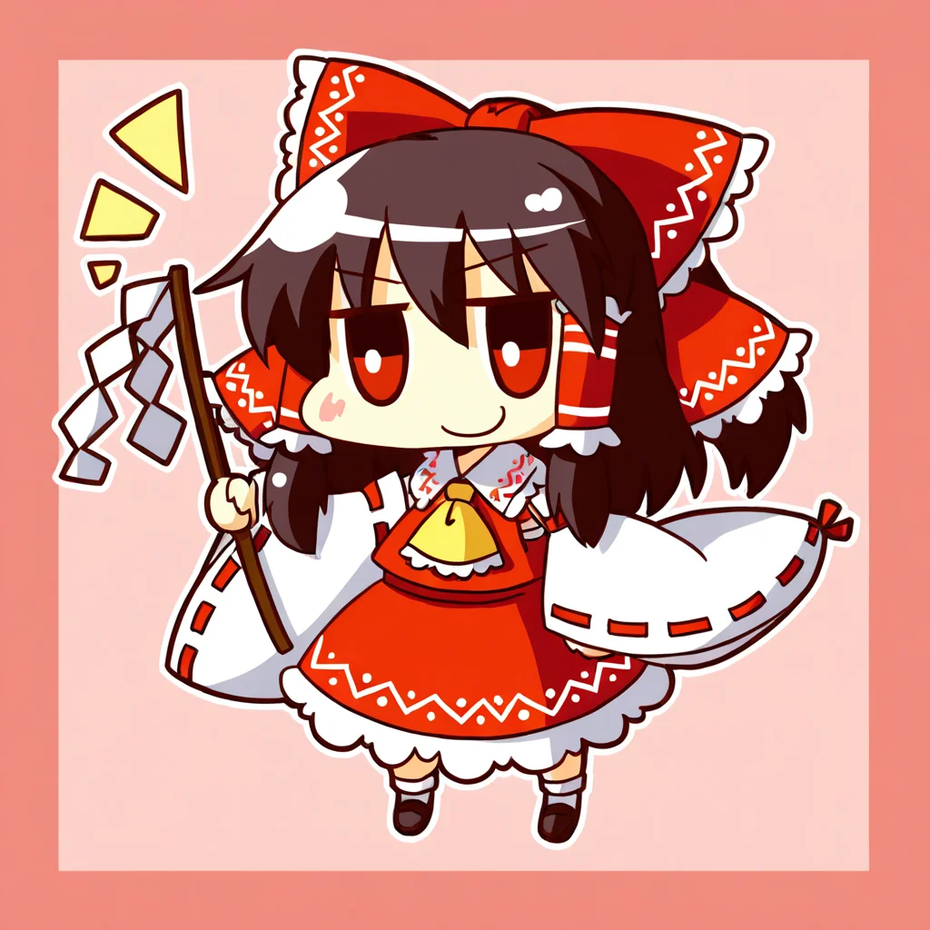 chibi,<lora:nineface-chibi-noob1-5:1>,
1girl,solo, ,hakurei reimu,touhou