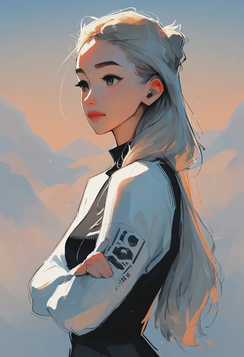 source_cartoon, score_9, score_8_up, score_7_up, 1girl, solo, perfect eyes , Standing with arms crossed at the waist, panorama, head out of frame, rating_safe, <lora:sdxl\pony diffusion\artist_styles\sam_does_arts_pony:0.9>