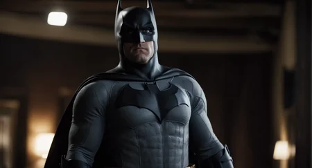 cinematic film still of  Cinematic Film stock footage in (arri alexa style) Kodak film print,   <lora:batman:1> batman a man bruce wayne in a black batman costume standing in a dark room, shallow depth of field, vignette, highly detailed, high budget, bokeh, cinemascope, moody, epic, gorgeous, film grain, grainy
