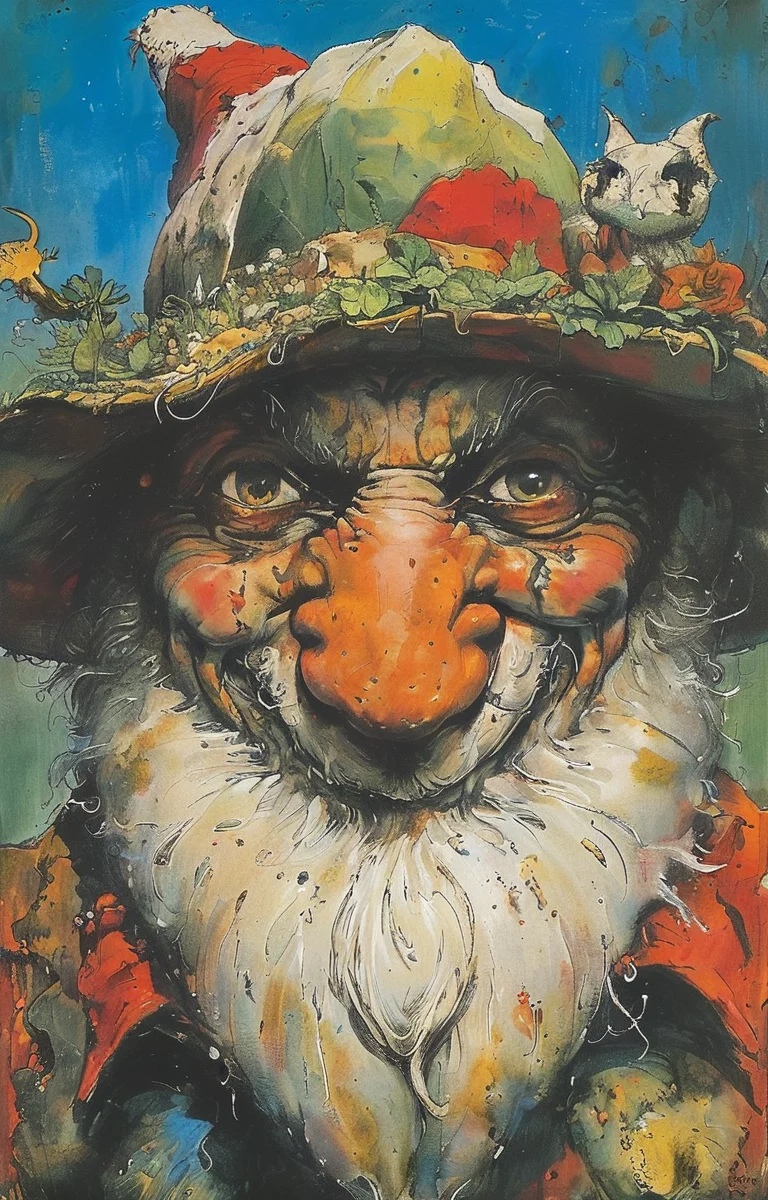 masterpiece,best quality,<lora:tbh281-sdxl:0.9>,illustration,style of Basil Gogos animals