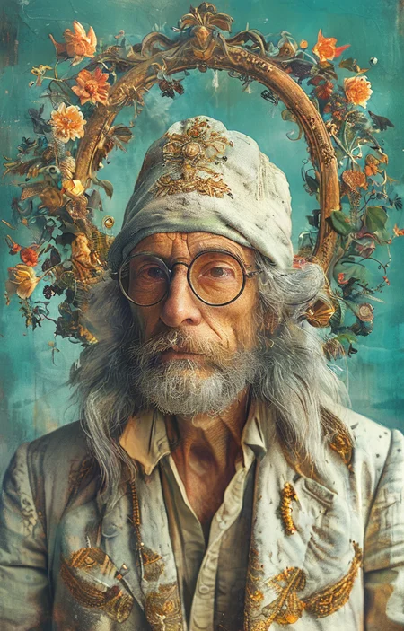 masterpiece,best quality,<lora:tbh168-sdxl:1>,illustration,style of Matthias Haker, portrait of noble man