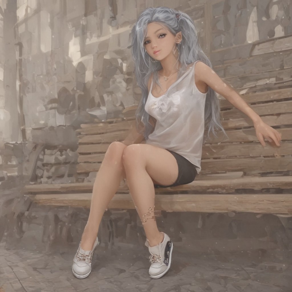 k-pop 1girl riding on the train, tan skin, korean asian girl, light blue hair, sitting on bench seat, goth slutty clothes,  wearing converse sneakers, (one shoe off), (heel popping), feet on the floor, morning peak, teasing me with her foot, photorealistic, looking at viewer, flirt, perfect <lora:add-detail-xl:1>, Super see Through