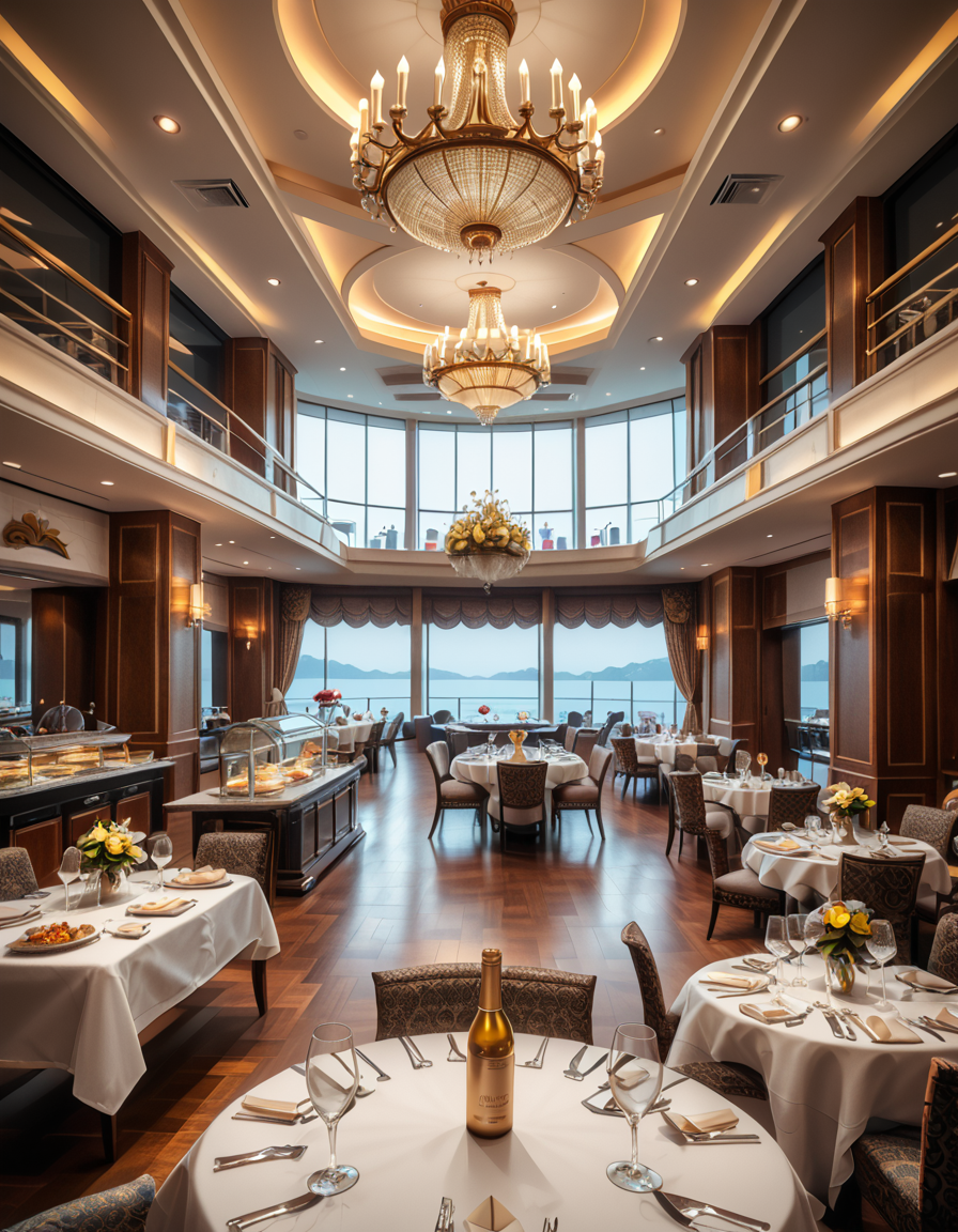 <lora:SDXLFaeTastic2400:0.4> <lora:extremely_detailed:0.4> extremely detailed
A grand and opulent buffet hall with high ceilings, adorned with intricate chandeliers casting a warm golden glow. The hall is lined with long, elegantly decorated tables covered in fine white linen, showcasing an extravagant selection of gourmet dishes. Silver chafing dishes gleam under soft ambient lighting, filled with delicacies such as succulent roasted meats, fresh seafood on ice, and vibrant platters of exotic fruits. Ornate floral arrangements and carved ice sculptures serve as centerpieces, enhancing the grandeur of the setting. In the background, tall arched windows with heavy velvet drapes reveal a breathtaking city skyline. Guests in elegant evening attire mingle, holding fine crystal glasses filled with champagne, adding to the sophisticated and lavish atmosphere.
luxurious buff3t h4ll,  <lora:luxurious_buff3t_h4ll-p:1>, Masterpiece,best quality,hi res,8k,hi res,8k,award winning,(sharp focus, intricate, highly detailed),