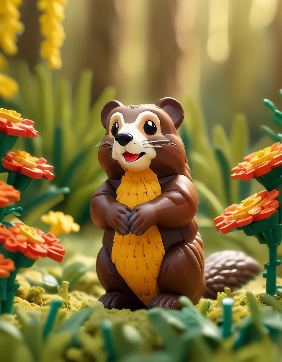 woodchuck  novuschroma53 style <lora:novuschroma53 style:1>, <lora:sdxl_lightning_8step_lora:1>
