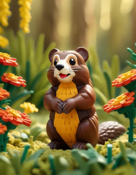 woodchuck novuschroma53 style <lora:novuschroma53 style:1>, <lora:sdxl_lightning_8step_lora:1>