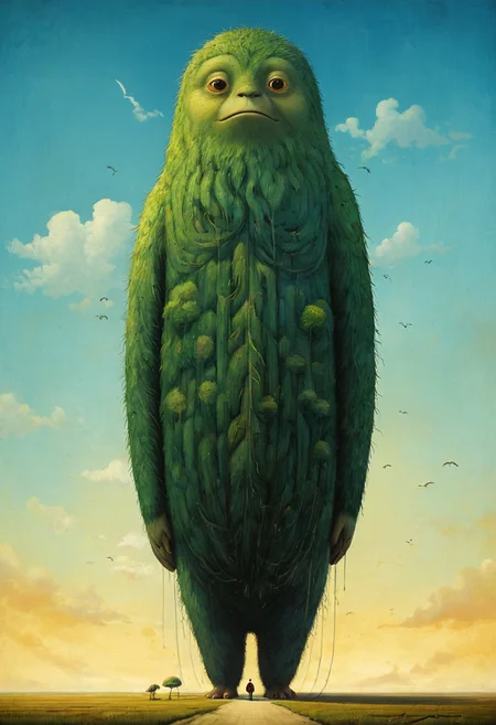 by Jeffrey Smith art, by Duy Huynh, by Masaaki Masamoto , gigantic, gargantuan, huge, massive, enormous, tall, colossal, poster, highly detailed and hyper realistic, perfect composition, harmonic colors, dramatic lighting
