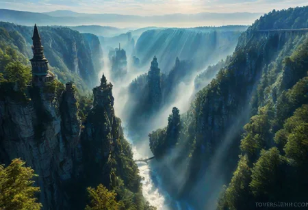 towers ringed in mist, sunrays, mixed media, surrealism, fantasy, great lighting, A surreal landscape highly detailed, extremely high-resolution details, appears trapped in an optical illusion of reflections and refractions colorful, Zhangjiajie mountains, Vienna in contemporary Austria, stone bridges, winding rivers extending to the horizon, professional photography, natural lighting, volumetric lighting maximalist. vivid, vibrant colors, intricately detailed, complex, elegant, expansive, fantastical, film photography style, medium grain, cmnt
(8k uhd:1,4)
<lora:add-detail-xl:1>
<lora:Dynamic Poses:1>