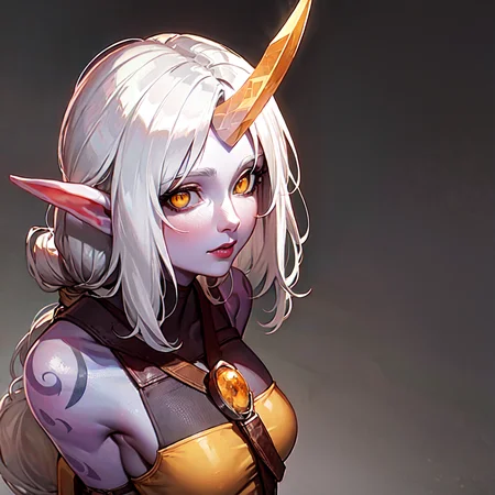 detailed forrest background, masterpiece, best quality, Soraka_Classic, (half-body angle), yellow_sclera, body_tattoos,
<lora:Soraka_Classic-03:0.98>