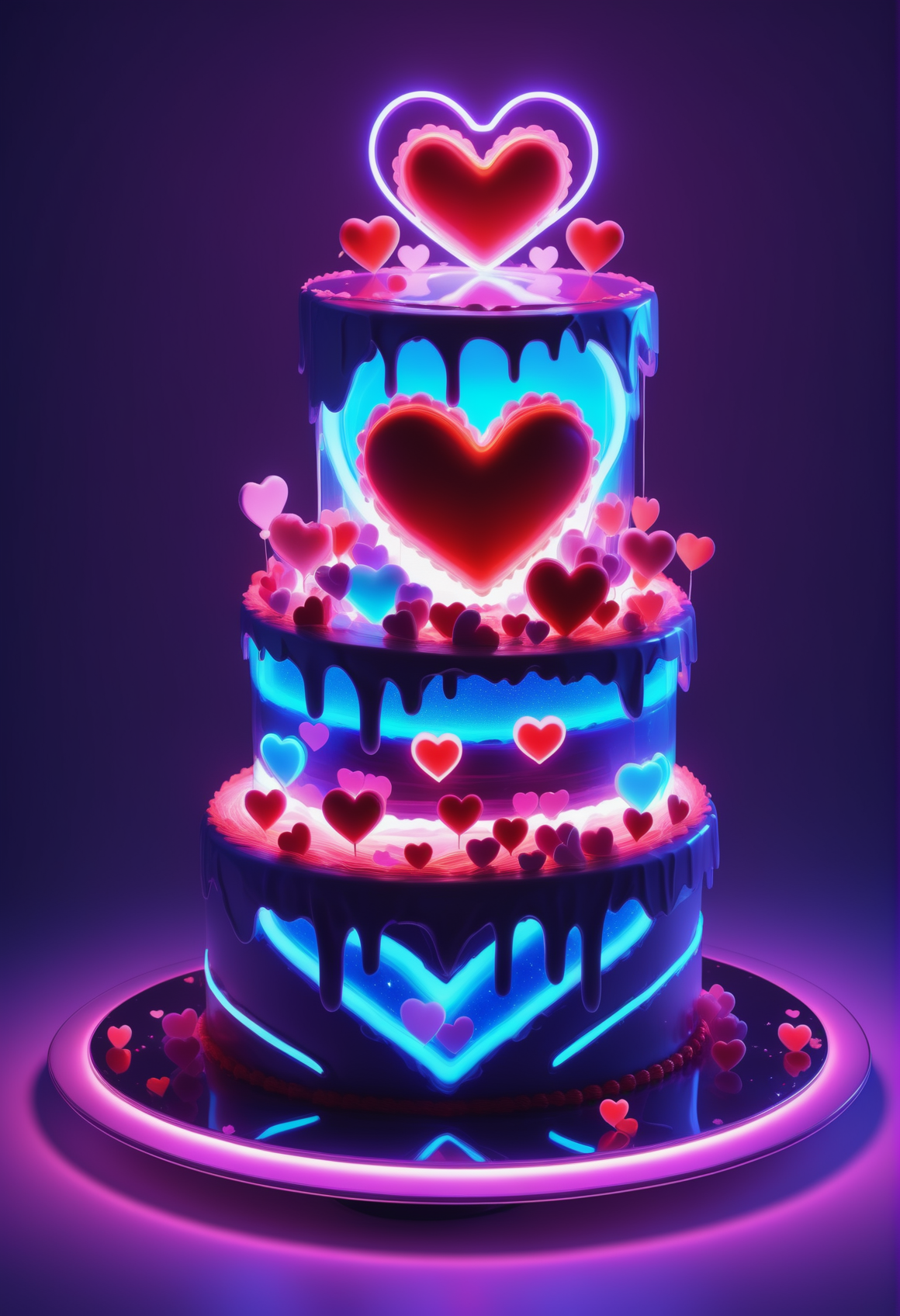 a cake made out of reij-trnsprnt filled with reij-hrts light by reij-glow <lora:heartglow-000006:1>, (masterpiece) , (best quality) , (ultra-detailed) , Celestial (Parent:1.2) , at Sunrise, in focus, Horror, Depth of field 270mm, illustration, disheveled hair, detailed eyes, perfect composition, moist skin, intricate details, earrings, by wlop, ultra detailed, science fiction, dark, complex, stunning, ambient light, positive emotional