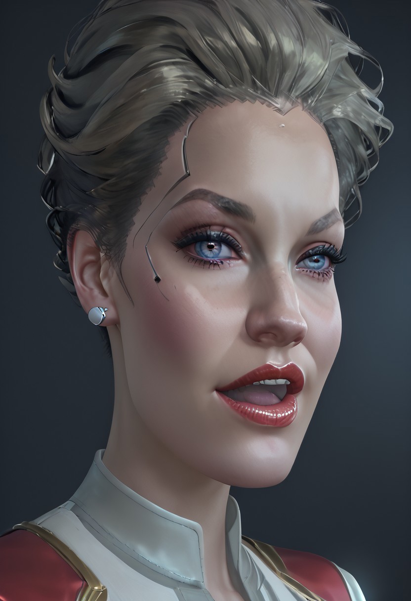 score_9, score_8_up, score_7_up, masterpiece, high quality
 <lora:VampirePonyLora:1> A Charred Blue Morpho Butterfly with a tiny Mechanical Legs and piercing dark pink eyes gazes intently at the camera, her Flipped hair Crimson hair blowing in the wind. aidmaMJ6.1,Rosalind Myers