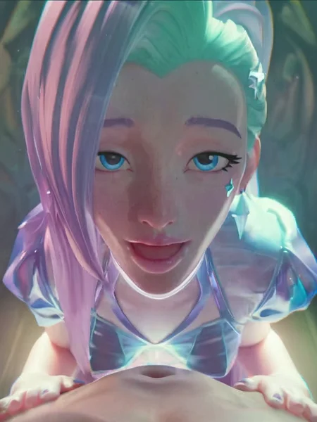 score_9, score_8_up, score_8, volumetric lighting, rating_explicit, <lora:kda_more_pony_v1:0.6>
1girl, seraphine , face
pov, woman on top
