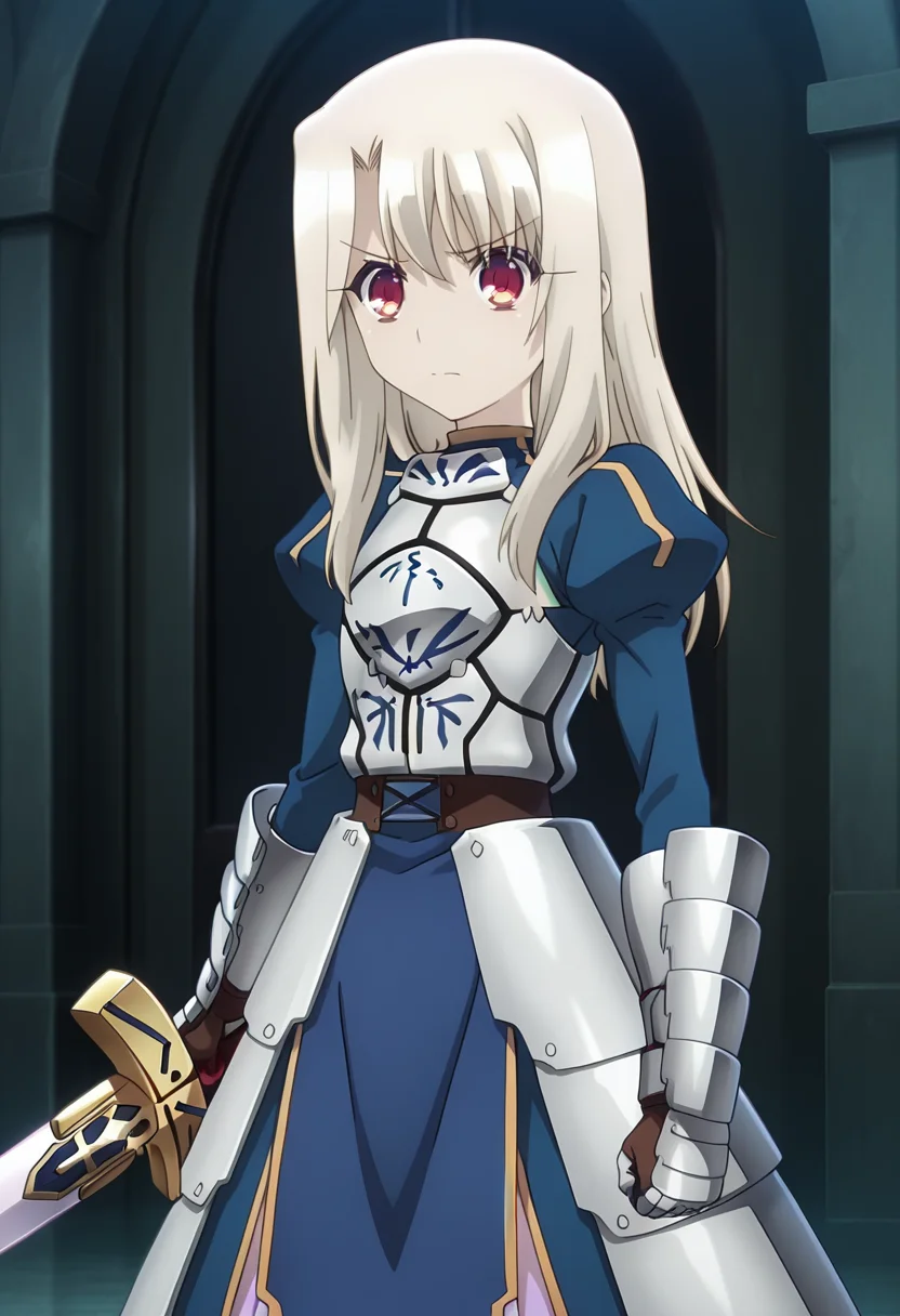 , source_anime, intricate details, masterpiece, high quality, prefect hands, best quality,, 1girl, solo, detailed eyes , anime coloring,
 <lora:Illyasviel_von_Einzbern_2_Outfits_Fatekaleid_liner_PRISMAILLYA_Commission:1> Illya, 1girl, petite,  bangs,long hair, blonde hair, red eyes
